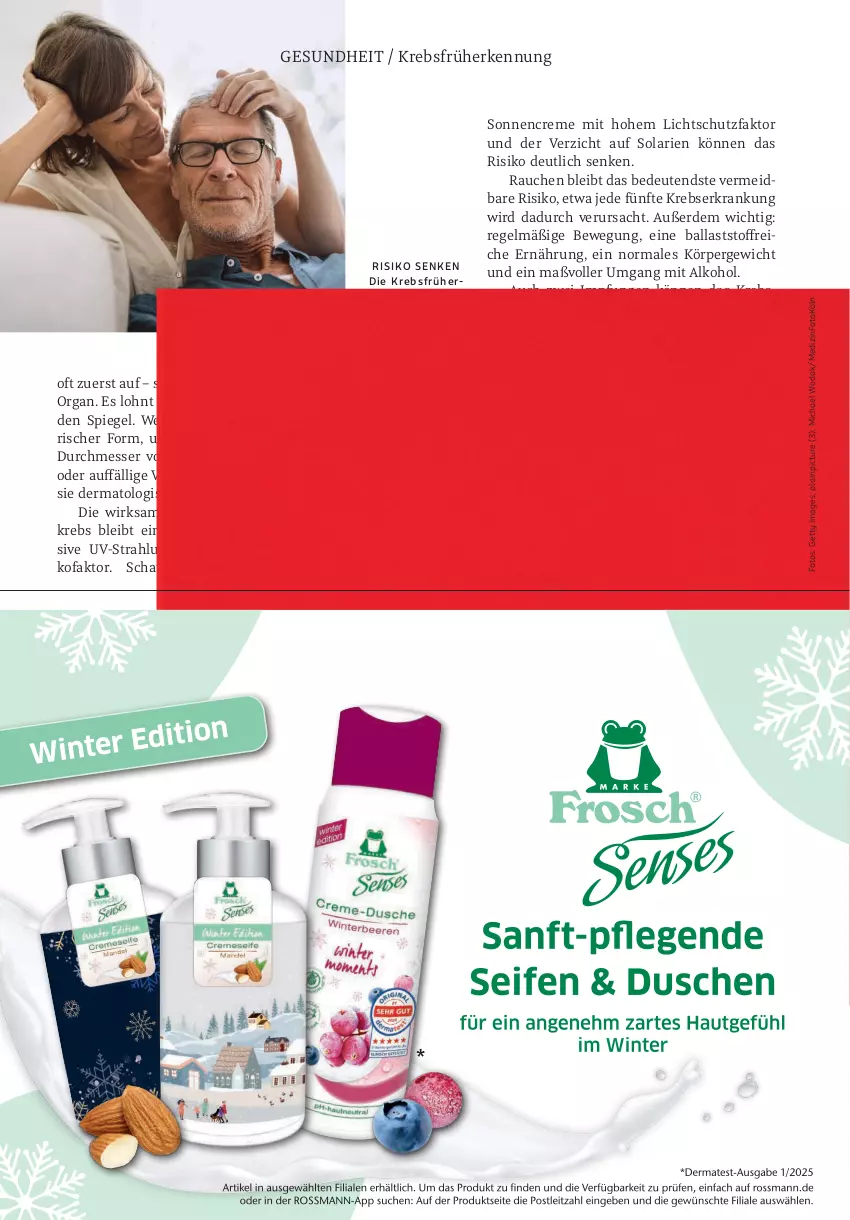 Aktueller Prospekt Rossmann - Prospekte - von 28.09.2026 bis 03.01.2027 - strona 92 - produkty: alkohol, ball, bsf, creme, erde, Gesundheit, HP, kleid, Kleidung, Krebs, messer, Rauch, sac, Schütze, sonnencreme, sonnenschutz, spiegel, stuhl, Ti