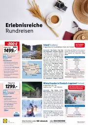 Gazetka promocyjna Lidl - Aktueller Saisonkatalog - Gazetka - ważna od 31.01 do 31.01.2023 - strona 6 - produkty: Brei, buch, burger, deutschsprachige reiseleitung, eier, eis, elle, inklusivleistungen, mac, pool, reis, reiseveranstalter, reiseverlauf, Ria, rum, Schlitten, senf, Ti, uhr, usb, wasser, ZTE