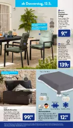 Gazetka promocyjna AldiSud - ALDI Aktuell - Gazetka - ważna od 14.05 do 14.05.2022 - strona 27 - produkty: alle artikel ohne dekoration, Bau, baumwolle, decke, Deckel, dekoration, dell, eis, elle, ente, Garten, gartentisch, gin, Holz, kissen, Laufen, Mode, Tasche, Ti, tisch, tischdecke, tragegriff, wolle, ZTE