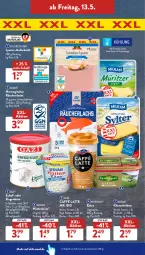 Gazetka promocyjna AldiSud - ALDI Aktuell - Gazetka - ważna od 14.05 do 14.05.2022 - strona 40 - produkty: aldi, almare, aufschnitt, Becher, burlander, caffè latte, eis, emmi, frucht, fruchtzwerge, gervais, gin, Käse, käsescheiben, kerrygold, lachs, latte, lyoner, milram, Räucherlachs, reis, rwe, salz, Ti, Yo, ziegenkäse