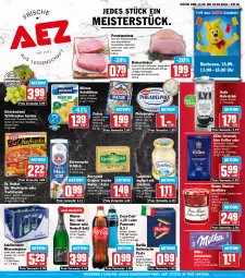 Gazetka promocyjna Aez - Prospekte - Gazetka - ważna od 19.09 do 19.09.2026 - strona 1 - produkty: adelholzener, alkohol, Alwa, bärenmarke, barilla, bonne maman, buch, butter, coca-cola, cola, die ofenfrische, Dr. Oetker, drink, eilles gourmet, eis, filterkaffee, flasche, fleisch, frucht, früchte, früchten, gin, hafer, Haferdrink, henkel, henkell, henkell sekt, hofgut, Holz, irische butter, joghur, joghurt, jules mumm, kaffee, Käse, kerrygold, konfitüre, landliebe, landliebe joghurt, mam, Meister, milch, milka, milka schokolade, milram, mineralwasser, mövenpick, mumm, natur, Ofen, pasta, patros, philadelphia, reis, rel, schinken, schnittkäse, schoko, schokolade, schwein, schweine, sekt, steak, tafeltrauben, thomson, Ti, tradizionale, trauben, trolli, uhr, wasser, wein, weine, ZTE, zucker