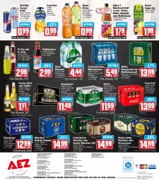 Gazetka promocyjna Aez - Prospekte - Gazetka - ważna od 19.09 do 19.09.2026 - strona 16 - produkty: AEZ, Alwa, apfel, apfelsaft, bier, brunnen, buch, burger, Cap, capri-sun, coca-cola, cola, corona, corona extra, drink, drucker, eis, eistee, elle, Engel, ente, flasche, flensburger, franziskaner, frucht, Germ, gin, glasflasche, Happy Day, Hohes C, kerze, krombache, krombacher, mineralwasser, Multivitaminsaft, natur, orange, orangen, orangensaft, perla, Rauch, red bull, reis, rel, ring, rum, saft, sirup, Spaten, Staropramen, tee, teller, Ti, uhr, vita, volvic, wasser, weissbier, Yo, ZTE