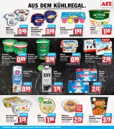 Gazetka promocyjna Aez - Prospekte - Gazetka - ważna od 19.09 do 19.09.2026 - strona 9 - produkty: actimel, actimel drink, activia, antipasti, asti, auer, aus dem kühlregal, bärenmarke, Bau, Bauer, becel, Becher, danone, danone actimel drink, danone activia, danone fruchtzwerge, drink, eis, feinjoghurt, ferrero, frucht, fruchtzwerge, gewinnspiel, gewürz, gewürzquark, hafer, Haferdrink, hummus, joghur, joghurt, joghurt mild, Kinder, kinder pingui, kühlmann, kühlregal, lätta, milch, Milchschnitte, milram, mövenpick, Müller, pingui, pudding, quark, regal, reis, sahne, Ti, tisch, topf, Topfen, Yo, YouCook, ZTE
