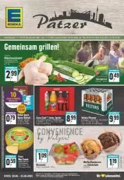 Gazetka promocyjna Edeka - Angebote der Woche - Gazetka - ważna od 25.06 do 25.06.2022 - strona 1 - produkty: beere, beeren, Blaubeer, blaubeere, coca-cola, cola, deka, elle, fanta, gouda, grill, gurke, gurken, hähnchenschenkel, henkel, Käse, Muffin, obst, ritter, ritter sport, salat, Salatgurke, salatgurken, schenkel, schoko, schokolade, Sport, sprite, Ti