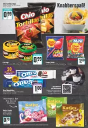 Gazetka promocyjna Edeka - Angebote der Woche - Gazetka - ważna od 25.06 do 25.06.2022 - strona 17 - produkty: beutel, bier, Biere, chips, chupa, chupa chups, dessert, katjes, mascarpone, mousse, oreo, Ti, tortilla, tortillas