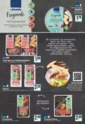 Gazetka promocyjna Edeka - Angebote der Woche - Gazetka - ważna od 25.06 do 25.06.2022 - strona 20 - produkty: ACC, aprikose, aprikosen, bier, Biere, brot, camembert, Croissant, croissants, eis, elle, fenchel, Focaccia, gin, grill, nuss, reis, salami, salat, salsiccia, schinken, schinkenspeck, Speck, Spezi, Ti, tisch, würfel