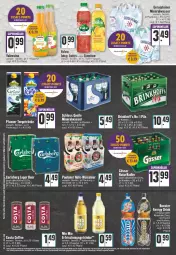 Gazetka promocyjna Edeka - Angebote der Woche - Gazetka - ważna od 25.06 do 25.06.2022 - strona 24 - produkty: alkohol, Alwa, bier, carlsberg, eis, elle, erfrischungsgetränk, erfrischungsgetränke, flasche, gerolsteine, gerolsteiner, getränk, getränke, gin, Hefe, LG, limo, mineralwasser, Mio Mio, natur, Paula, paulaner, pfanne, Pfanner, radler, steiner, tee, Ti, tuc, valensina, wasser, weissbier