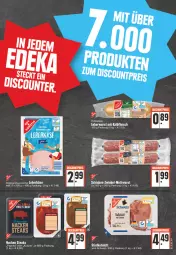 Gazetka promocyjna Edeka - Angebote der Woche - Gazetka - ważna od 25.06 do 25.06.2022 - strona 7 - produkty: gin, Käse, kräuter, leberkäs, leberkäse, Mett, mettwurst, paprika, schinken, schwein, steak, steaks, tee, Ti, wein, wurst, zwiebel