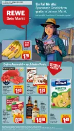 Gazetka promocyjna Rewe - Prospekte - Gazetka - ważna od 23.11 do 23.11.2024 - strona 1 - produkty: aktionspreis, banane, bananen, bio, bolognese, braten, buch, eis, ente, fleisch, gulasch, jack daniel, Jack Daniel’s, jungbullen, Käse, Kinder, kinder bueno, knorr, knorr fix, lasagne, milram, reis, rind, rinder, rinder-rouladen, rouladen, schnittkäse, Tasche, taschen, Taschenbuch, telefon, tennessee whiskey, Ti, uhr, whiskey