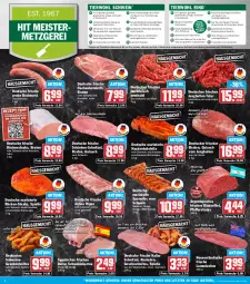 Gazetka promocyjna Hit - Wochenprospekt - Gazetka - ważna od 04.10 do 04.10.2025 - strona 4 - produkty: auer, Bau, Bauer, bio, braten, bratwurst, eis, ente, filet, fleisch, Geflügel, geschnetzeltes, grobe bratwurst, gulasch, hackfleisch, hackfleisch gemischt, jungbullen, kalbsschnitzel, kartoffel, kartoffeln, kotelett, lachs, lamm, lammlachse, Meister, milch, mit paprika, monitor, nackenkoteletts, natur, orange, paprika, pfeffer, pute, reis, Ria, rind, rinder, rinderfilet, ring, rouladen, Rückensteak, rückensteaks, Schal, Schale, schinken, schnitzel, schwein, schwein und rind, schweine, schweinerücken, spareribs, Spezi, Sport, steak, steaks, Ti, Tiere, tisch, vom schwein und rind, wein, weine, Weste, wurst, Zelt, ZTE