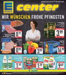 Gazetka promocyjna E Center - Angebote der Woche - Gazetka - ważna od 27.05 do 27.05.2023 - strona 1 - produkty: angebot, angebote, auer, Augustiner Edelstoff, Bau, Bauer, bio, bohne, bohnen, colorwaschmittel, deka, eis, flasche, geback, glasflasche, jacobs, jacobs krönung, kaffee, lebensmittel, leberkäs, LG, mac, milch, minutensteaks, Ofen, orange, oro di parma, paprika, paprika rot, persil, reis, Rückensteak, rückensteaks, schwein, schweine, steak, steaks, super-knüller, Ti, tomate, tomaten, waschmittel, wein, weine, ZTE