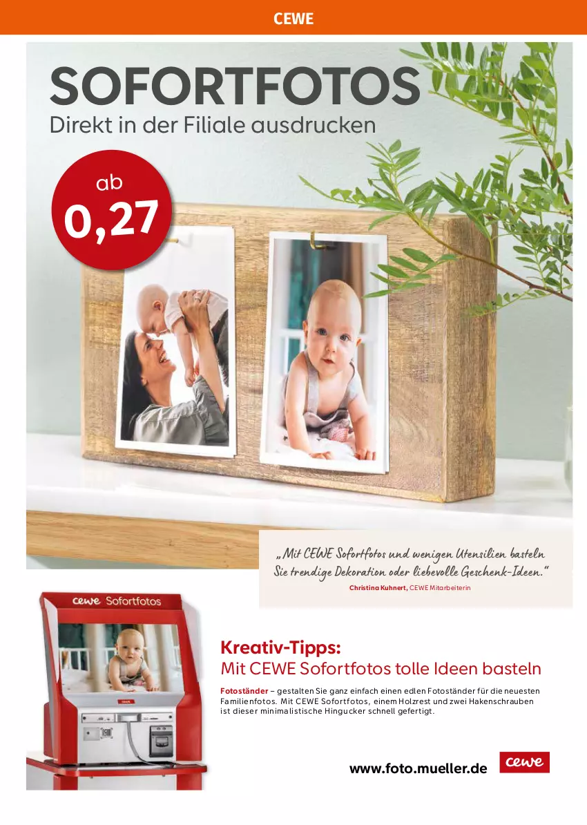 Aktueller Prospekt Mueller - Müller Prospekt - von 02.05 bis 07.05.2022 - strona 16 - produkty: cewe, dekoration, elle, Holz, schrauben, Ti, tisch