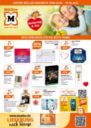 Gazetka promocyjna Mueller - Müller Prospekt - Gazetka - ważna od 07.05 do 07.05.2022 - strona 1 - produkty: angebot, angebote, blume, blumen, body, bodylotion, bruno banani, coupon, duschdas, dusche, Eau de parfum, eau de toilette, eau de toilette 30 ml, eis, elle, geschenkpackung, La Rive, lindt, Lippenpflege, Lotion, mam, milka, Müller, nivea, pantene, parfum, pralinen, reis, shampoo, shampoo 250 ml, teller, Ti