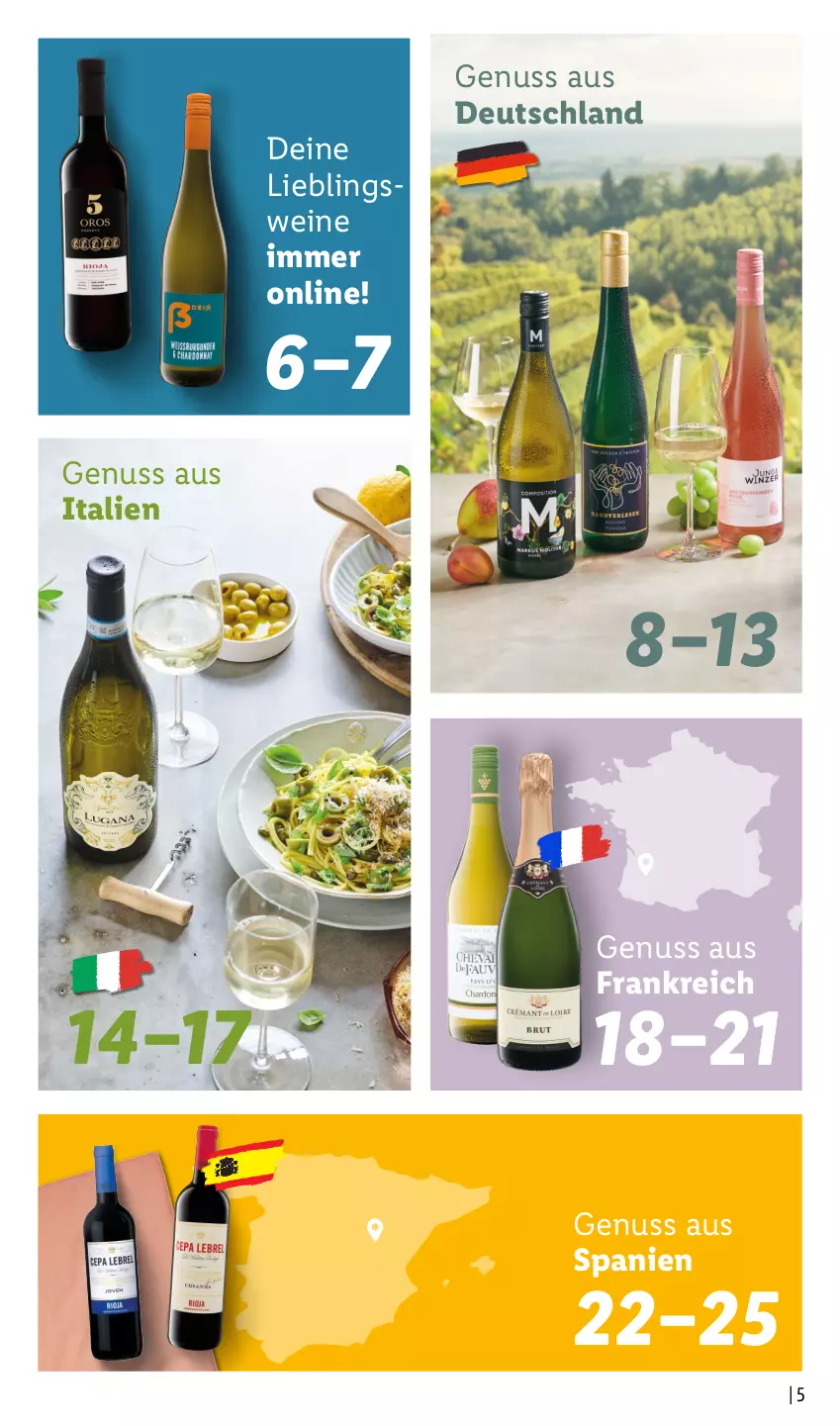 Aktueller Prospekt Lidl - Lidl Weinstraße - von 19.09 bis 15.10.2022 - strona 5 - produkty: gsw, nuss, wein, weine