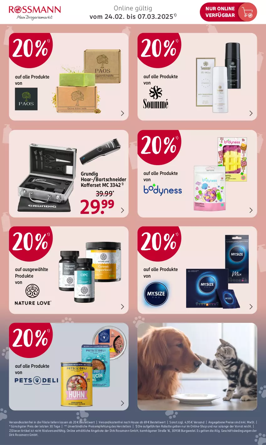 Aktueller Prospekt Rossmann - Prospekte - von 24.02 bis 07.03.2025 - strona 4 - produkty: angebot, angebote, bartschneider, eis, elle, grundig, koffer, LG, ndk, reis, teller, Ti, versandkostenfrei, wedel, ZTE