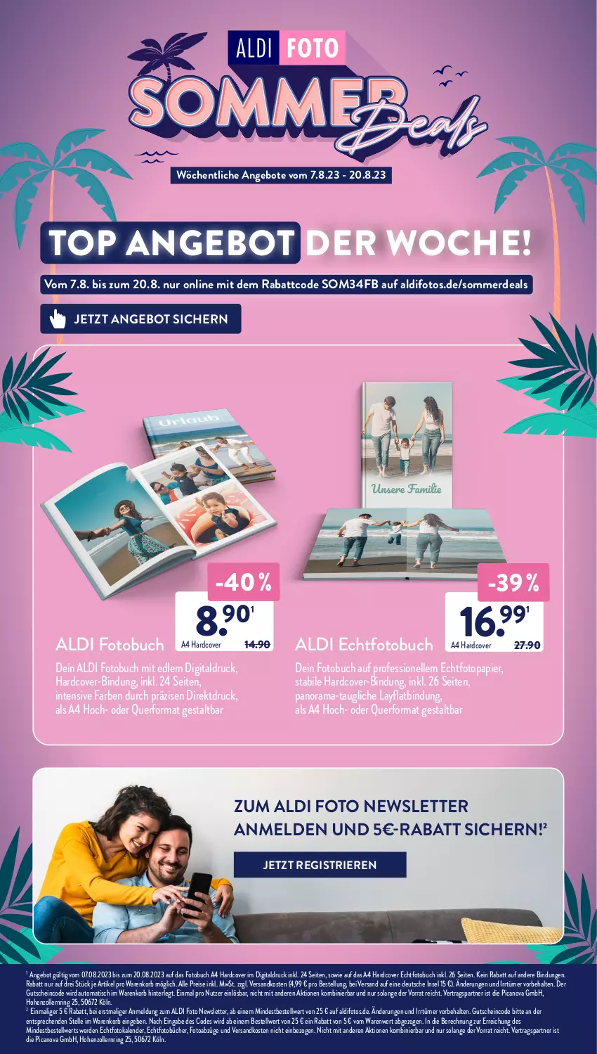 Aktueller Prospekt AldiSud - NÄCHSTE WOCHE - von 14.08 bis 19.08.2023 - strona 42 - produkty: aldi, angebot, angebote, auto, buch, eis, elle, erde, Fotobuch, Fotokalender, gutschein, korb, ndk, papier, rama, reis, ring, Ti, tisch