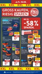 Gazetka promocyjna AldiSud - NÄCHSTE WOCHE - Gazetka - ważna od 19.08 do 19.08.2023 - strona 26 - produkty: arrabbiata, barilla, basilico, Becher, caffè latte, creme, curry, eis, elle, emmi, express-reis, fisch, fische, Fischer, gin, latte, milch, monte, nuss, pasta, pesto, reis, ricotta, sauce, Schere, schoko, spaghetti, teller, Ti, zott, Zott Monte, ZTE