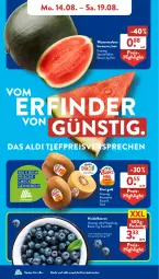 Gazetka promocyjna AldiSud - NÄCHSTE WOCHE - Gazetka - ważna od 19.08 do 19.08.2023 - strona 4 - produkty: aldi, beere, beeren, eis, Elan, heidelbeere, heidelbeeren, kiwi, Kiwi Gold, kracher, melone, reis, Ti, wasser, wassermelone, ZTE