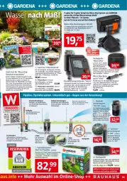 Gazetka promocyjna Bauhaus - Prospekte - Gazetka - ważna od 02.07 do 02.07.2022 - strona 35 - produkty: auer, aust, Bau, beko, Brei, computer, elle, gardena, Garten, HP, leine, LG, nerf, pflanze, pflanzen, pute, quad, rasen, Ria, ring, rum, rwe, schlauch, sekt, senf, ssd, steckdose, Ti, Tiere, tisch, usb, Viereckregner, wasser, wasserfilter