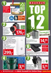 Gazetka promocyjna Bauhaus - Prospekte - Gazetka - ważna od 02.07 do 02.07.2022 - strona 4 - produkty: aqua, aquastop, auer, Bau, bosch, braun, Brei, decke, Deckel, edelstahl, eimer, eis, elle, fisch, fische, Fischer, Germ, kraft, Leuchte, Rauch, Ria, Roller, rum, rwe, Schal, Swingcolor, Ti, wasser, weck