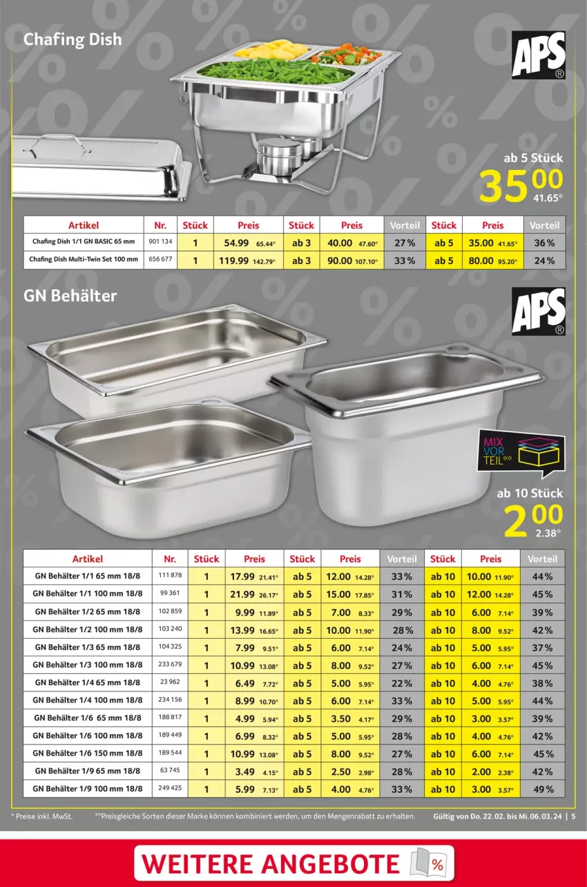 Aktueller Prospekt Selgros - Nimm mehr, zahl weniger - von 22.02 bis 06.03.2024 - strona 5 - produkty: angebot, angebote, Behälter, eis, erde, reis, tee, Ti