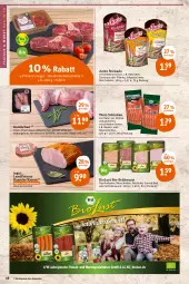 Gazetka promocyjna Tegut - Angebote der Woche - Gazetka - ważna od 22.01 do 22.01.2022 - strona 18 - produkty: angebot, angebote, aoste stickado, auer, Bau, Bauer, beef, bier, bierschinken, bio, Brühwurst, corned beef, dekoration, eis, ente, fleisch, kasseler, landprimus, lyoner, Mini-Salami, natur, ndk, paprika, reis, rind, rinder, salami, schinken, schinkenwurst, stickado, Ti, wein, wurst, Yo