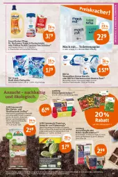 Gazetka promocyjna Tegut - Angebote der Woche - Gazetka - ważna od 22.01 do 22.01.2022 - strona 29 - produkty: bio, blume, blumen, brita, bürste, Dr. Beckmann, elle, emsa, erde, feuchttücher, filterkartuschen, flasche, Garten, Gewächshaus, kokos, kraft, kräuter, küche, Küchen, laminat, LG, mac, Maxtra, papier, pflanze, pflanzerde, Rauch, rel, sac, Spezi, tablet, tablett, Tablette, telefon, teppich, Ti, toilettenpapier, tücher, uhr, und gemüse, wasser, wasserfilter, wc frisch, WC Frisch Kraft Aktiv