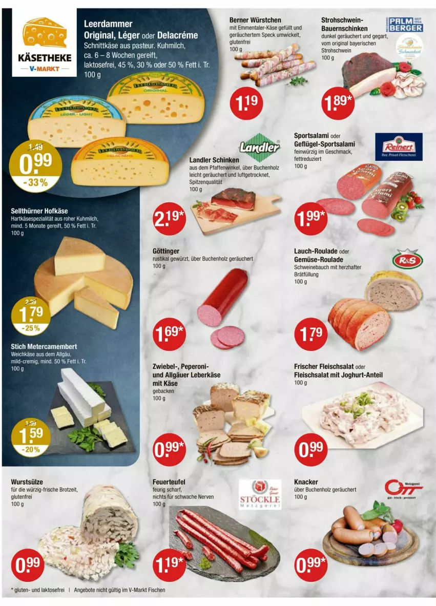 Aktueller Prospekt Vmarkt - Prospekte - von 10.07 bis 16.07.2025 - strona 2 - produkty: angebot, angebote, auer, Bau, Bauer, Bauernschinken, Berger, brot, buch, eis, emmentaler, fisch, fische, fleisch, fleischsalat, geback, Geflügel, gewürz, gin, hartkäse, Holz, joghur, joghurt, Käse, käsetheke, knacker, leberkäs, leberkäse, LG, mac, milch, nero, salami, salat, schinken, schnittkäse, schwein, schweine, Schweinebauch, Speck, spitzenqualität, Sport, Ti, weichkäse, wein, weine, WICK, wurst, würstchen