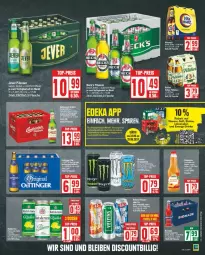 Gazetka promocyjna Edeka - Prospekte - Gazetka - ważna od 29.06 do 29.06.2024 - strona 13 - produkty: beck's, deka, eis, flasche, pils, pilsener, radler, reis, Ti, top-preis