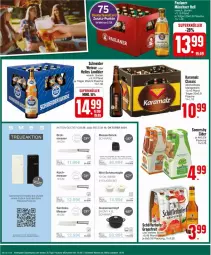 Gazetka promocyjna Edeka - Prospekte - Gazetka - ważna od 10.08 do 10.08.2024 - strona 18 - produkty: alkohol, bier, cider, deka, eis, elle, flasche, getränk, grapefruit, karamalz, malz, messer, rama, schöfferhofer, tee, Ti