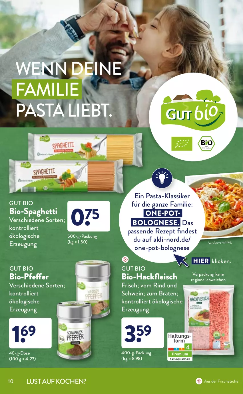 Aktueller Prospekt Aldi Nord - Bio-Sortiment - von 21.08 bis 31.08.2021 - strona 10