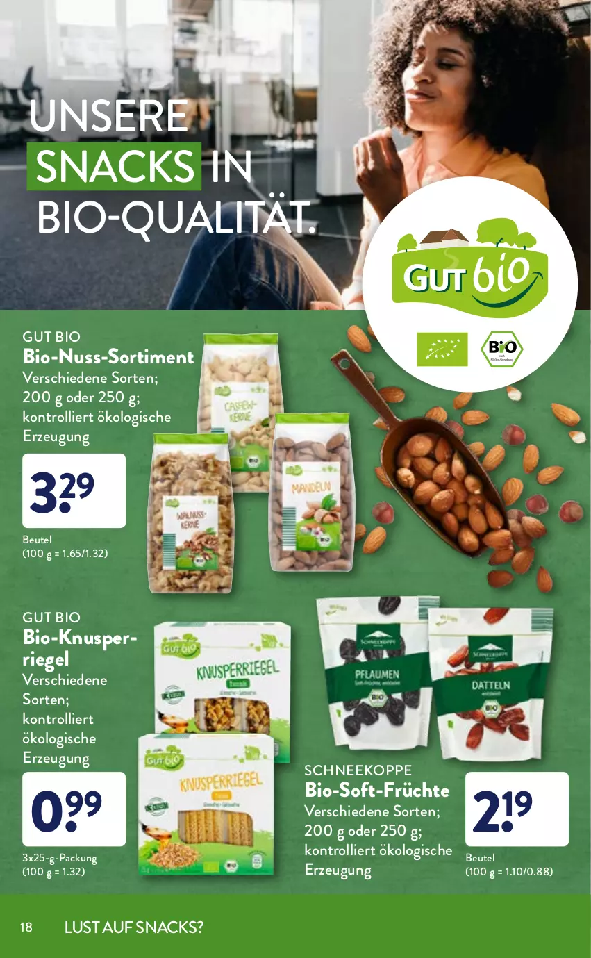 Aktueller Prospekt Aldi Nord - Bio-Sortiment - von 21.08 bis 31.08.2021 - strona 18