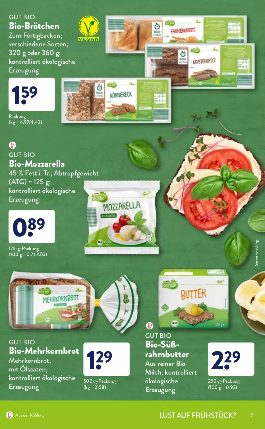 Aktueller Prospekt Aldi Nord - Bio-Sortiment - von 21.08 bis 31.08.2021 - strona 7