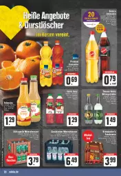 Gazetka promocyjna E Center - Angebote der Woche - Gazetka - ważna od 17.06 do 17.06.2023 - strona 20 - produkty: aktionspreis, alkohol, Alwa, angebot, angebote, cola, eis, elle, flasche, gerolsteine, gerolsteiner, krombache, krombacher, limo, limonade, limonaden, mineralwasser, orange, reis, sinalco, steiner, thomas henry, Ti, valensina, wasser