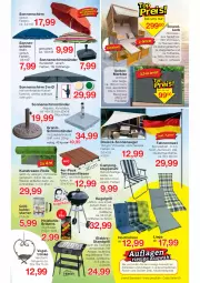 Gazetka promocyjna Jawoll - Prospekte - Gazetka - ważna od 11.06 do 11.06.2022 - strona 9 - produkty: beutel, braun, Brei, briketts, creme, edelstahl, eis, Elektro, grill, grillfläche, Grillkohle, Holz, holzkohle, kissen, klappstuhl, klapptisch, korb, Kugel, kugelgrill, kunstrasen, LG, Liege, natur, ndk, Nordsee, rasen, rwe, schirmständer, Seitenmarkise, senf, sitzkissen, sonnenschirm, sonnensegel, Spiele, standgrill, strandkorb, stuhl, Tasche, taschen, thermostat, Ti, tisch, tischgrill, wasser