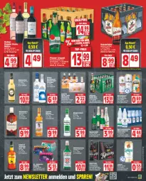 Gazetka promocyjna Edeka - Angebote der Woche - Gazetka - ważna od 14.10 do 14.10.2023 - strona 13 - produkty: Alwa, aqua, aquavit, ball, bier, Cap, cocktail, doppio passo, eier, eis, flasche, gin, hasseröder, korn, LG, Lübzer, malteser, mineralwasser, moskovskaya, mumm, passo, pils, pilsner, pilsner urquell, reis, scotch, scotch whisky, sekt, tee, Ti, top-preis, veterano, wasser, wein, whisky, Wild, wild berry, ZTE