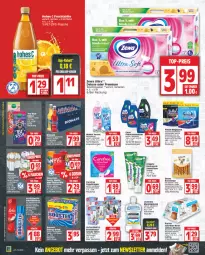 Gazetka promocyjna Edeka - Angebote der Woche - Gazetka - ważna od 14.10 do 14.10.2023 - strona 14 - produkty: arla, aust, bio, bionade, carefree, coca-cola, cola, colgate, creme, eis, eistee, ente, Entenbrust, erfrischungsgetränk, fanta, feinwaschmittel, Finish, flasche, frucht, geschirr, getränk, getränke, getränkesirup, gin, henkel, LG, listerine, Mezzo Mix, mousse, mundspülung, nassfutter, pet-flasche, purina, reiniger, reis, ring, schuhe, sirup, sprite, spülung, tee, Ti, vernel, waschmittel, weichspüler, zahncreme, zewa, ZTE