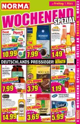 Gazetka promocyjna Norma - Norma - Gazetka - ważna od 04.03 do 04.03.2024 - strona 15 - produkty: ananas, Blüte, bohne, bohnen, drink, drinks, eis, erfrischungsgetränk, flasche, frucht, getränk, grapefruit, honig, irish whiskey, kaffee, kaffeepads, kraft, LG, mac, mango, Nektar, orange, papier, reis, reiss, saft, Ti, tisch, toilettenpapier, vanille, vita, waschmittel, whiskey