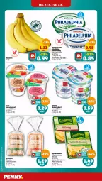 Gazetka promocyjna Penny - Prospekte - Gazetka - ważna od 01.06 do 01.06.2024 - strona 4 - produkty: Bagel, banane, bananen, frischkäse, Germ, grünländer, joghur, joghurt, Käse, käsescheiben, natur, naturjoghurt, nuss, philadelphia, sahne, Sahnejoghurt, Ti