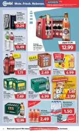 Gazetka promocyjna Combi - Prospekte - Gazetka - ważna od 23.04 do 23.04.2022 - strona 18 - produkty: Alwa, angebot, angebote, aqua, bier, coca-cola, cola, deit, discount, drink, eis, elle, energy drink, flasche, frucht, Hefe, krombache, krombacher, krombacher pils, limo, limonade, limonaden, mineralwasser, Paula, paulaner, pils, pilsener, reis, sinalco, Ti, veltins, wasser, WICK