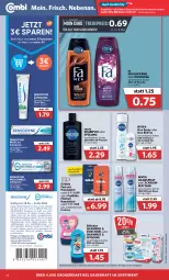 Gazetka promocyjna Combi - Prospekte - Gazetka - ważna od 23.04 do 23.04.2022 - strona 22 - produkty: angebot, angebote, auer, ball, bübchen, coupon, coupons, creme, deo, deo roll-on, deo spray, duschcreme, dusche, duschgel, eis, erde, flasche, fusion5, gillette, gin, haarspray, Kinder, nivea, nuk, oder deo roll-on, oder schaumfestiger, pasta, reis, roll-on, schaumfestiger, sensodyne, shampoo, shampoo oder spülung, sofort-rabatt, spülung, syoss, Ti, Yo, zahnpasta