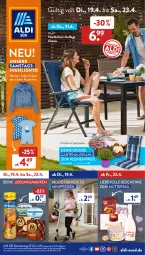 Gazetka promocyjna AldiSud - ALDI Aktuell - Gazetka - ważna od 23.04 do 23.04.2022 - strona 1 - produkty: aldi, angebot, auto, eis, ente, Garten, leine, Mode, reis, resa, Ti