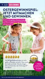 Gazetka promocyjna AldiSud - ALDI Aktuell - Gazetka - ważna od 23.04 do 23.04.2022 - strona 18 - produkty: aldi, eier, erde, gewinnspiel, gutschein, gutscheine, korb, LG, mac, Ti, uhr, Yo