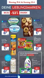 Gazetka promocyjna AldiSud - ALDI Aktuell - Gazetka - ważna od 23.04 do 23.04.2022 - strona 6 - produkty: aldi, ariel, ariel waschmittel, beko, bier, Biere, bitburger, burger, caramel, de beukelaer, eier, eis, frischkäse, gin, goldbären, haribo, Käse, magnum, philadelphia, pils, Pods, premium pils, prinzen rolle, reis, stieleis, Ti, waschmittel