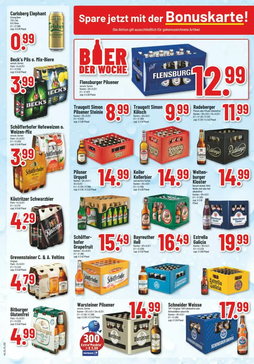Aktueller Prospekt Trinkgut - Prospekte - von 28.09 bis 04.10.2025 - strona 2 - produkty: Berger, bitburger, burger, carlsberg, eis, flensburger, gin, grevensteiner, Hefe, hefeweizen, pils, pilsener, pilsner, radeberger, rel, schöfferhofer, sim, steiner, Ti, veltins, warsteiner