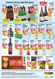 Gazetka promocyjna Trinkgut - Prospekte - Gazetka - ważna od 04.10 do 04.10.2025 - strona 10 - produkty: angebot, angebote, bugles, Cap, caramel, chips, chipsfrisch, doppelkorn, doppio passo, Doritos, eintöpfe, eis, elle, erasco, fisch, fische, flasche, funny-frisch, getränk, getränke, grappa, kleiner feigling, korn, leine, nuss, osborne, ouzo, passo, payback, rama, ramazzott, ramazzotti, reifen, reis, ring, Schladerer, Ti, veterano, vodka, wein, zott, ZTE