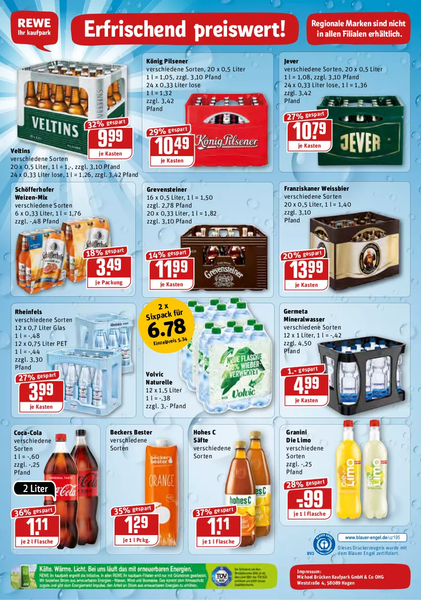 Aktueller Prospekt Rewe - REWE Ihr Kaufpark - von 21.06 bis 26.06.2021 - strona 20