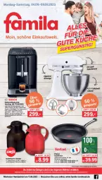 Gazetka promocyjna Famila - Prospekte - Gazetka - ważna od 09.09 do 09.09.2023 - strona 1 - produkty: ACC, auto, Cap, cappuccino, chia, cin, edelstahl, eis, elle, herdarten, isolierkanne, jever, kaffee, kaffeevollautomat, latte, latte macchiato, LG, mac, macchiato, milch, pfanne, reis, rel, schüssel, spülmaschinen, tasse, teller, Ti, Weste, Wild