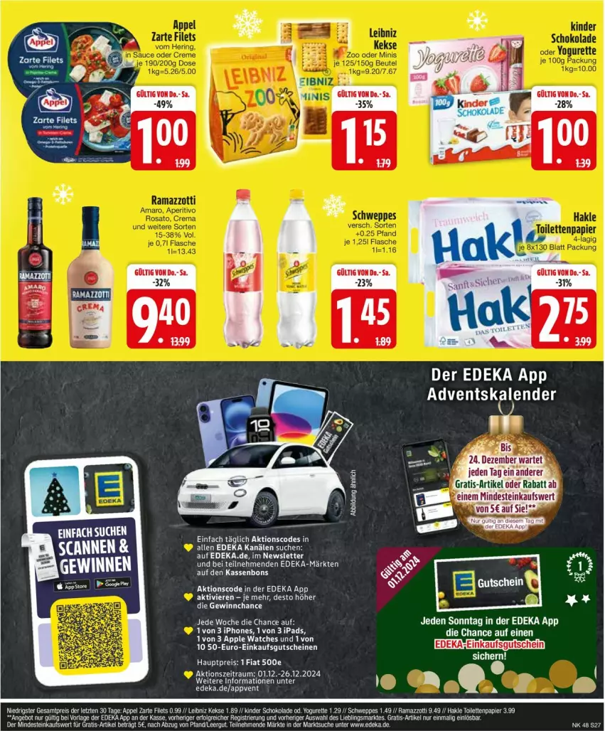 Aktueller Prospekt Edeka - Prospekte - von 25.11 bis 30.11.2024 - strona 29 - produkty: Apple, Apple Watch, deka, gutschein, gutscheine, ipad, iphone, rel, Ti