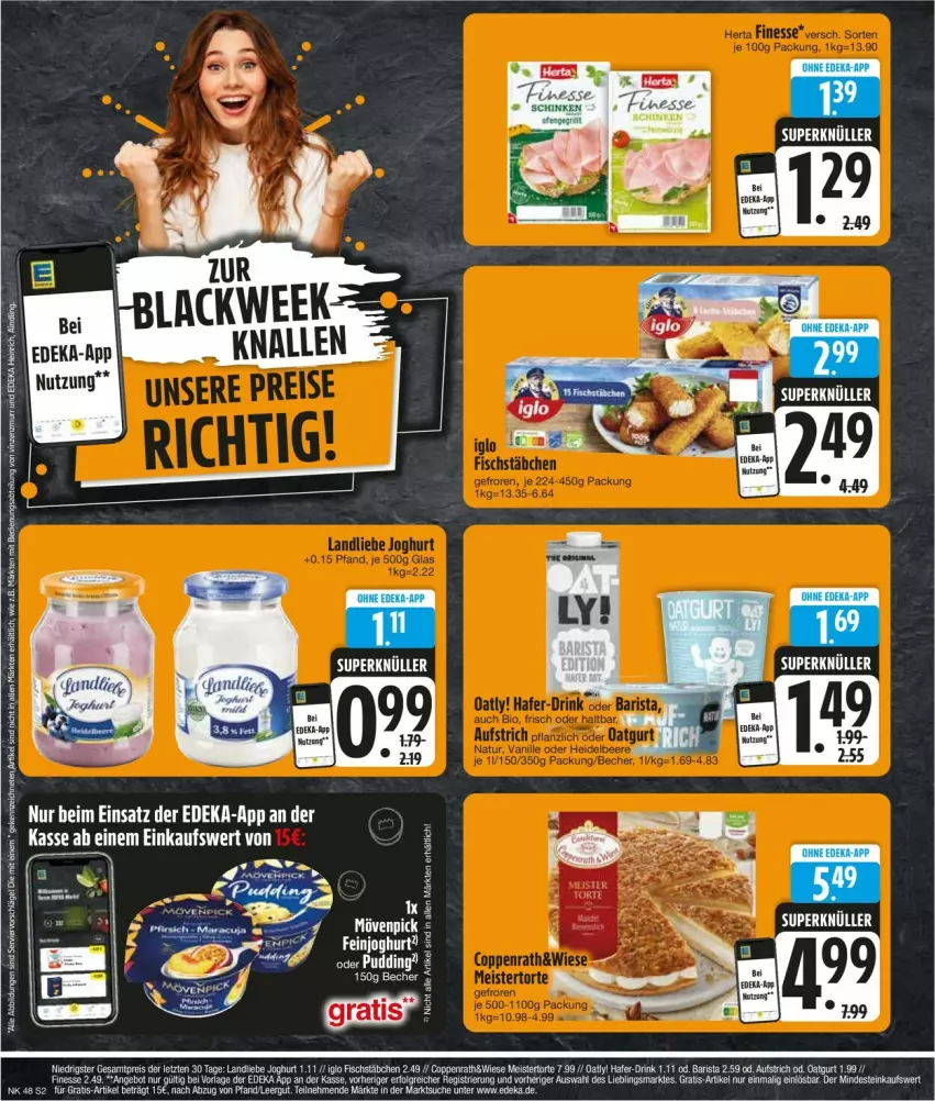 Aktueller Prospekt Edeka - Prospekte - von 25.11 bis 30.11.2024 - strona 4 - produkty: angebot, Becher, deka, LG, mövenpick, tee, Ti